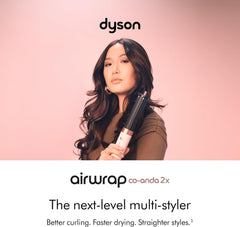 Dyson Airwrap Co-anda2x Multi-Styler and Dryer Straight & Wavy Ceramic Pink and Rose Gold HS09 with 2 Years Dyson Warranty