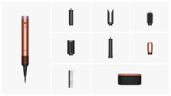 Dyson Airwrap Co-anda 2x Multi-Styler & Dryer Straight & Wavy Amber Silk HS09 with 2 Years Dyson Warranty