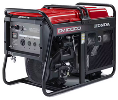 Honda® EM10000, 9 kVA Electric Start 220V Single Phase AVR Petrol Generator with Battery