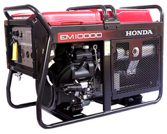 Honda® EM10000, 9 kVA Electric Start 220V Single Phase AVR Petrol Generator with Battery